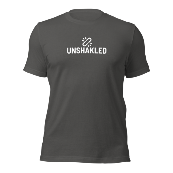 Unshakled Full Logo Unisex T-shirt - Image 3