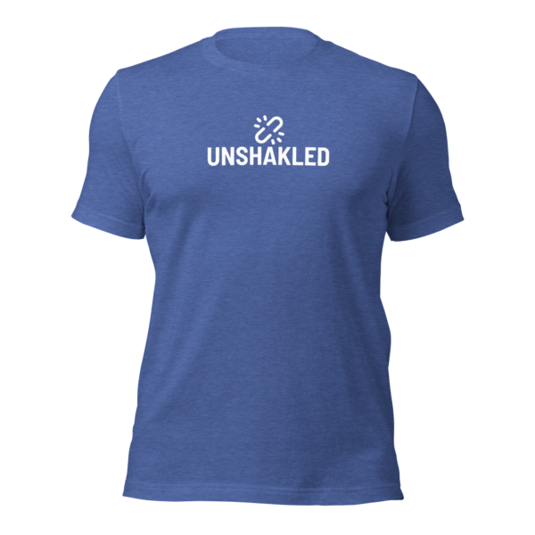 Unshakled Full Logo Unisex T-shirt - Image 4