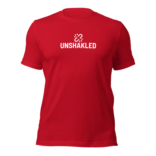 Unshakled Full Logo Unisex T-shirt - Image 2