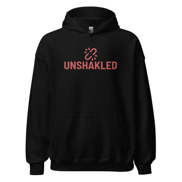 Unshakled Red Full Logo - Unisex Hoodie