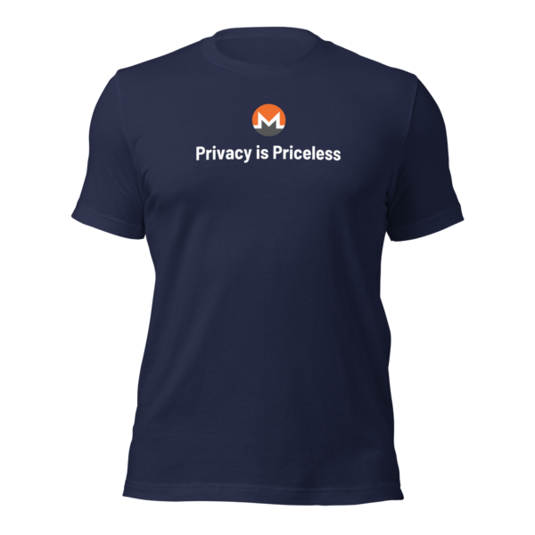 Monero: Privacy is Priceless Unisex t-shirt - Image 3