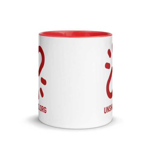 Unshakled Coffee Mug - Red - Image 3