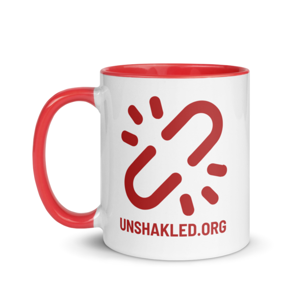 Unshakled Coffee Mug - Red - Image 4