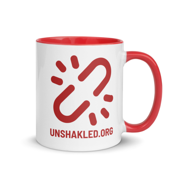 Unshakled Coffee Mug - Red - Image 2