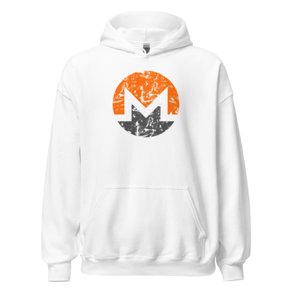 Distressed Monero XMR Unisex Hoodie - Image 5