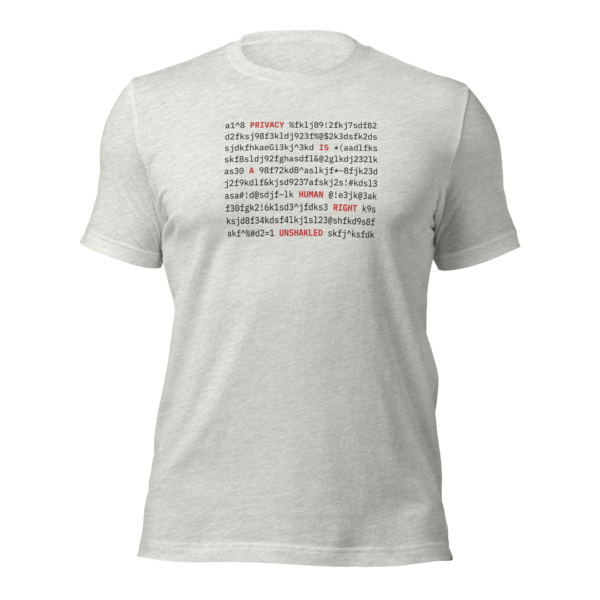 Encrypted Privacy T-Shirt – Privacy is a Right - Image 7