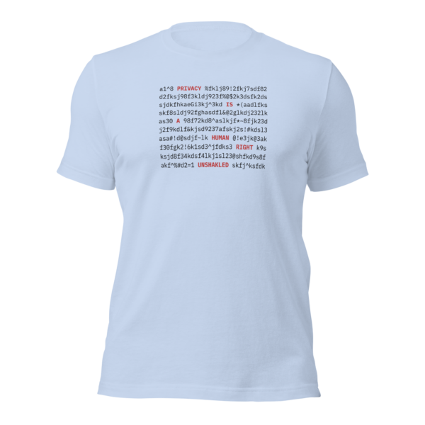 Encrypted Privacy T-Shirt – Privacy is a Right - Image 4