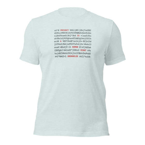 Encrypted Privacy T-Shirt – Privacy is a Right - Image 5